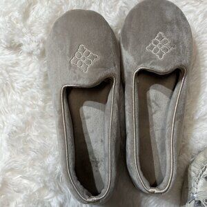 Womens Dearform Tan Slippers - Size XL 10/11